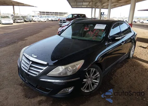2012 Hyundai Genesis 5.0 z USA, uszkodzony, nr VIN KMHGC4DH9CU171092